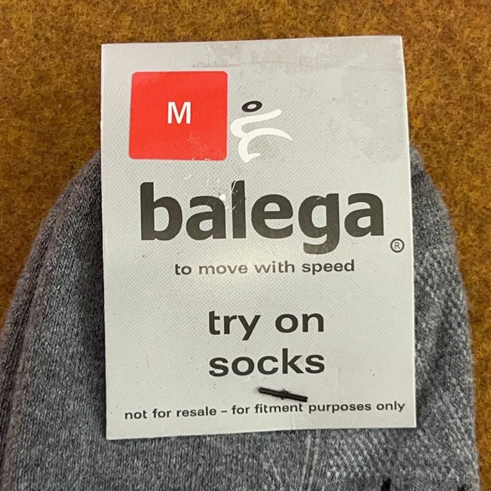 Balega Unisex Medium Grey Hidden Comfort No Show Running Socks NWT